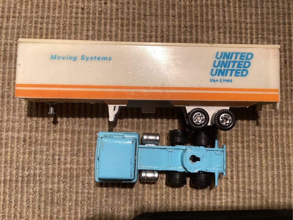 Matchbox yatming camião com reboque H0 matchbox hong kong. Excelente