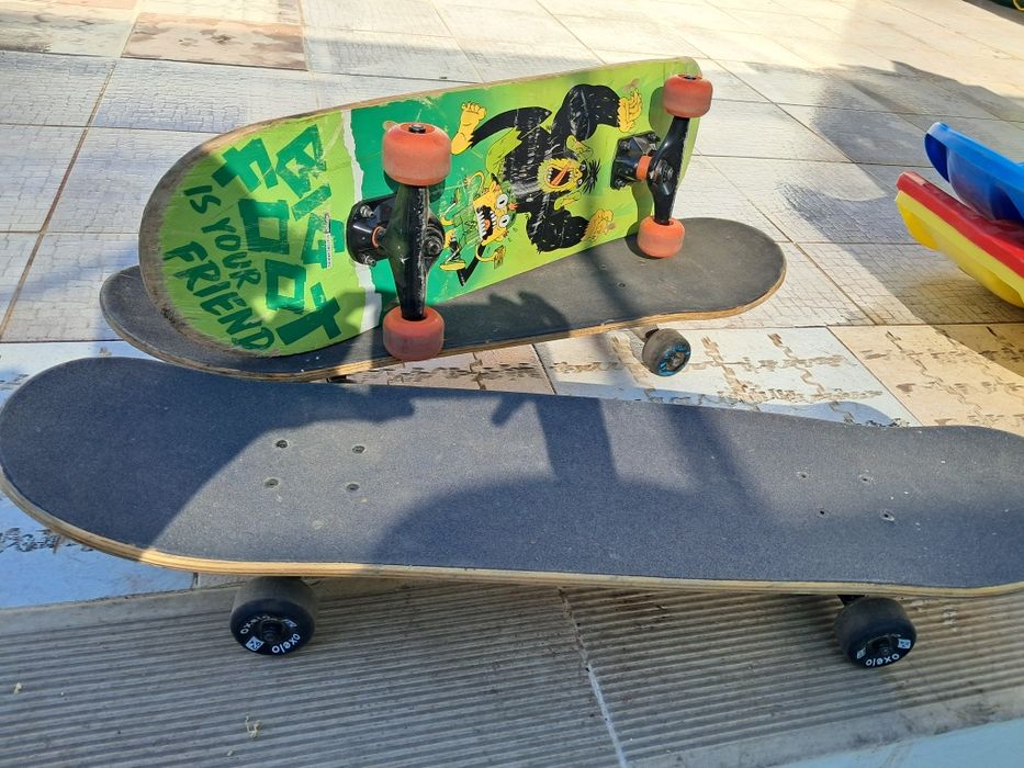 Skates Oxelo / 2 deles são mais pequenos