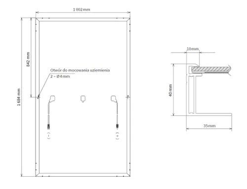 Sharp NU-JC330 | Panel fotowoltaiczny | Moc 330W, Monokrystaliczny