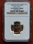 50 Rubli - Łabędzie 2006 Fauna Białorusi Moneta Złota NGC PF69 Grading