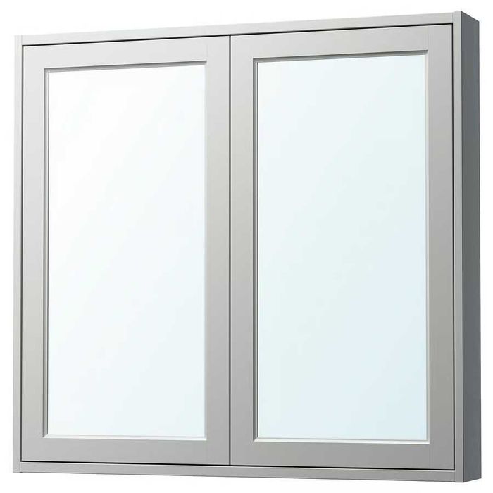 TÄNNFORSEN Szafka z lustrem szara 100x15x95 TANNFORSEN Nowa IKEA