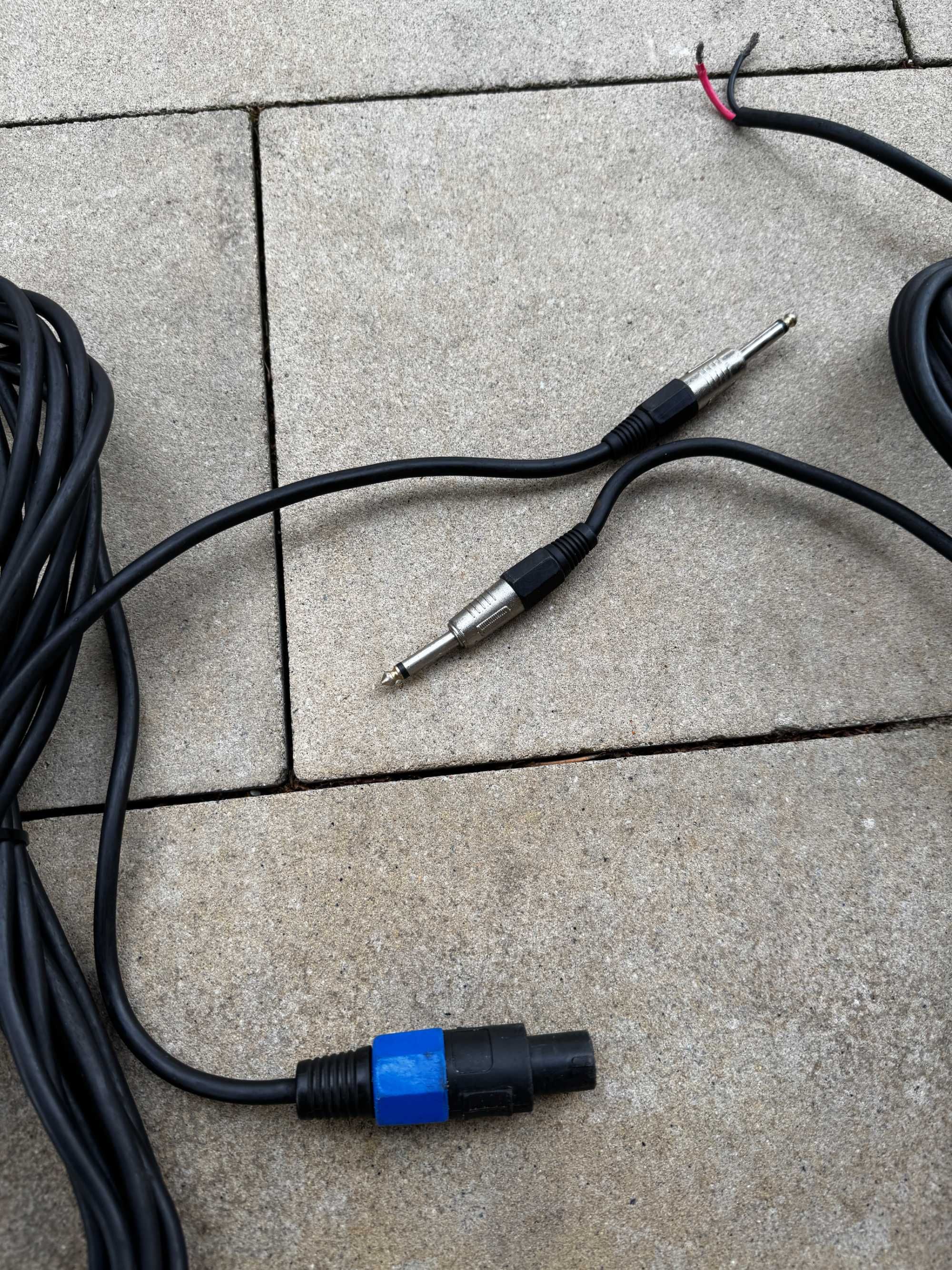 przewody audio do głośników kolumn estradowych kable kolumny Jack