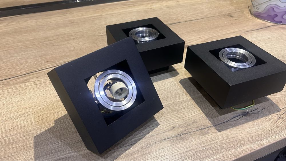 Oprawa natynkowa STOBI matowa, piaskowana GU10 czarna Kanlux 26830