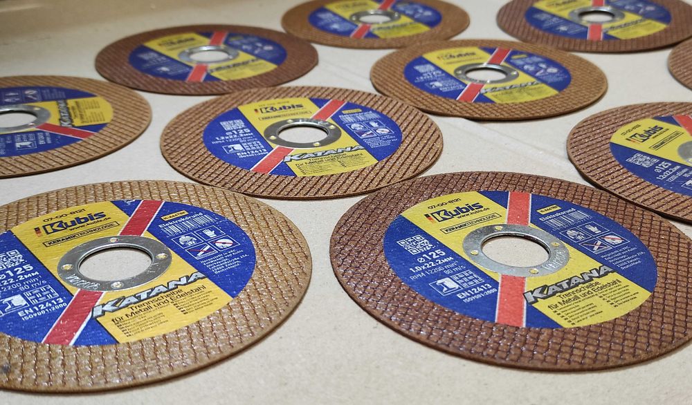 Набор из 10 отрезных дисков - KATANA "Kubis" Q - 125  (1.2мм)