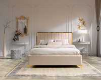 Eleganckie łóżko CARMEN 160x200, stelaż+ pojemnik w cenie