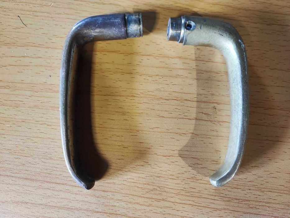 Stare mosiężne klamki,klamka do drzwi,cena za całość