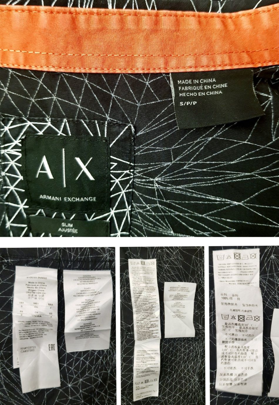 Armani Exchange Slim męska koszula rozmiar S