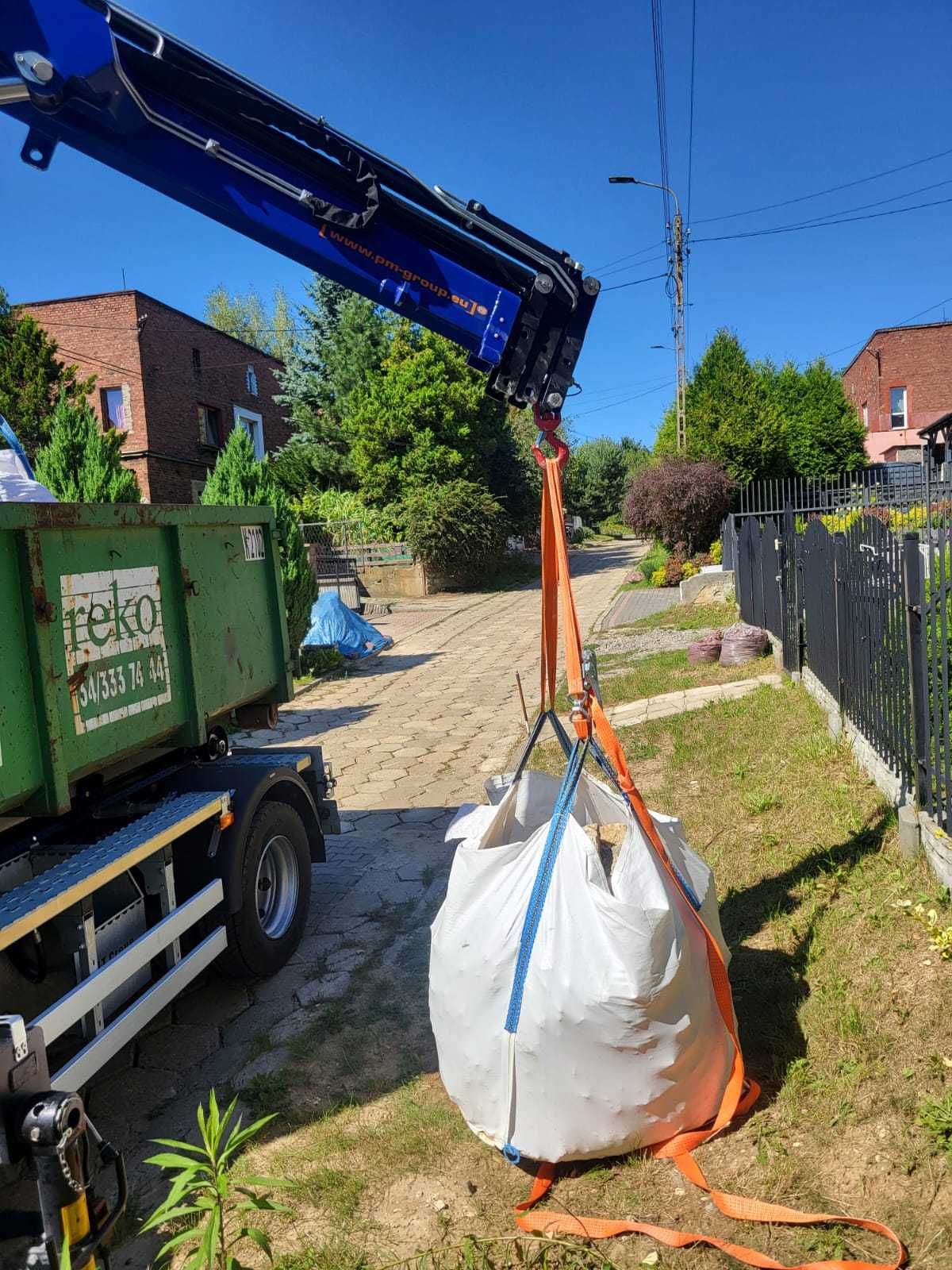 Odbiór worków Big Bag, usługa wywozu odpadów budowlanych