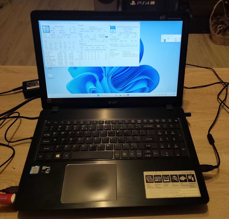 laptop gamingowy do gier Acer intel i5 / 16 GB DDR4 / Geforce / NVME