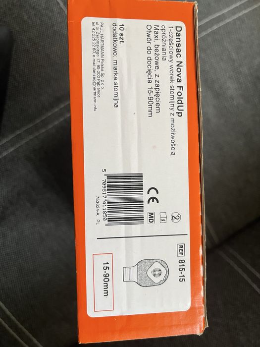 Dansac 815-15 worki stomijne Maxi 15-90mm