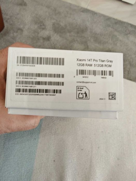 Xiaomi 14 T Pro 12/512 novo na caixa a estrear.