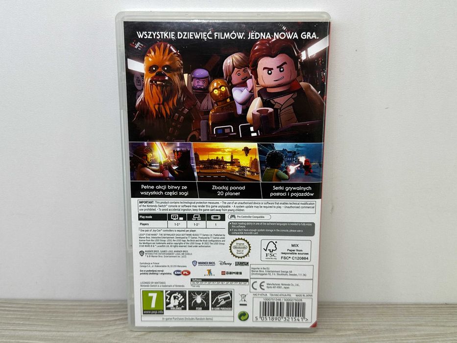 Gra LEGO Gwiezdne Wojny: Saga Skywalkerów Nintendo Switch