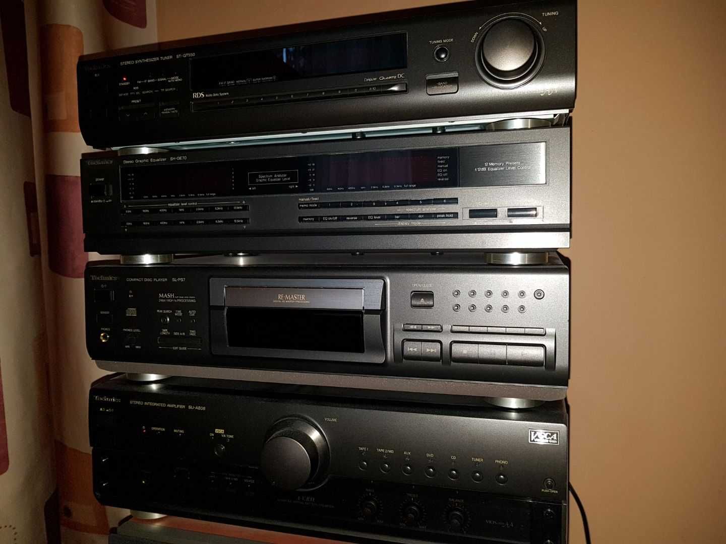 Technics SU-A808 SL-PS7 SH-GE70 ST-GT550