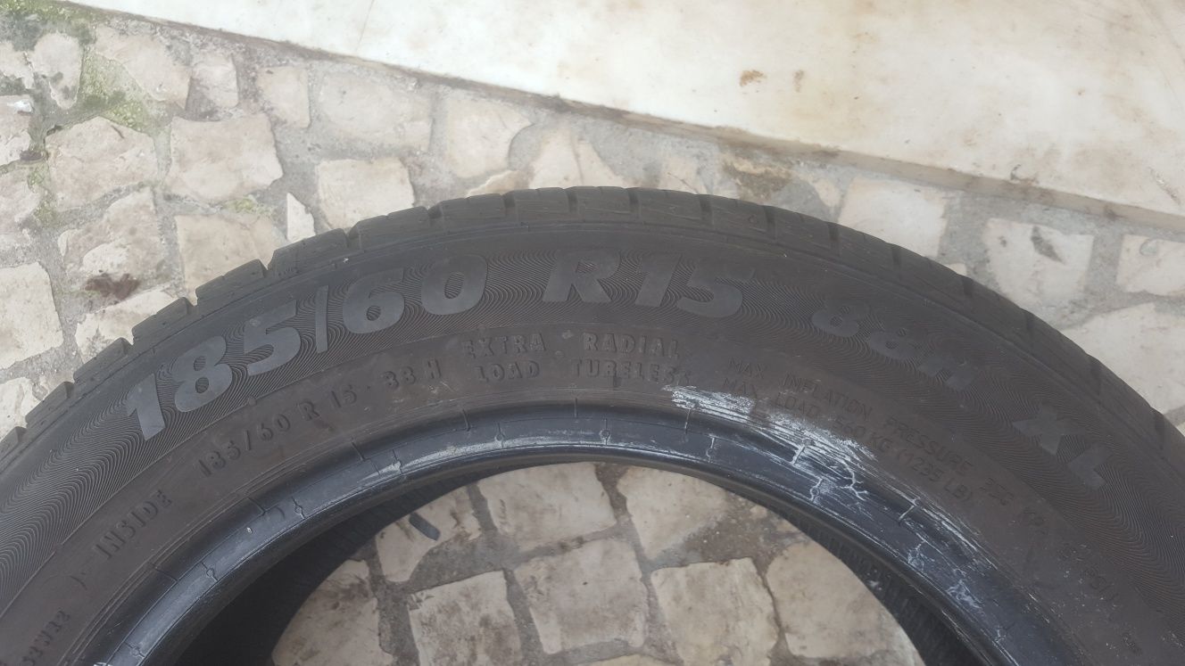1 pneu  185 /60 R /15  teve pouco uso
