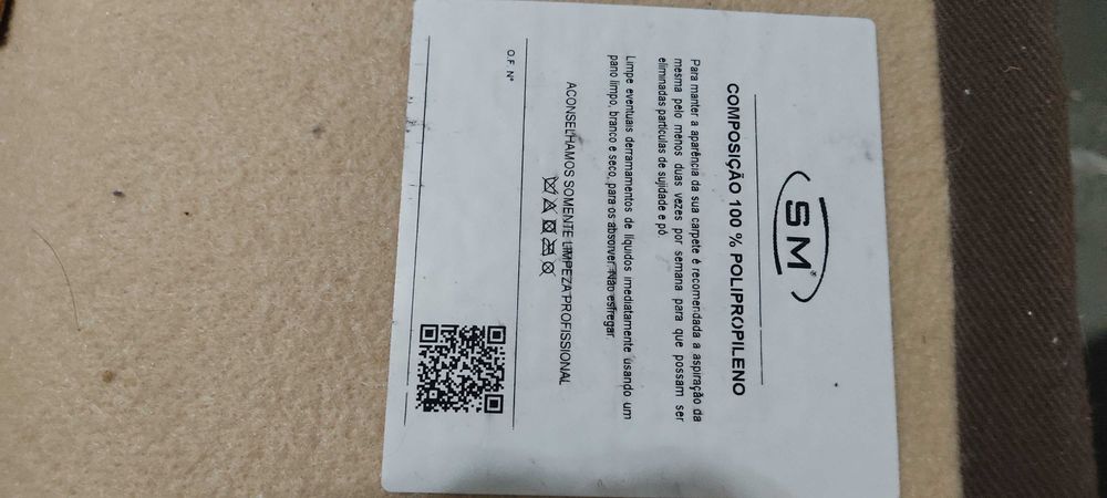 Carpete beje 3,30 x 2,00