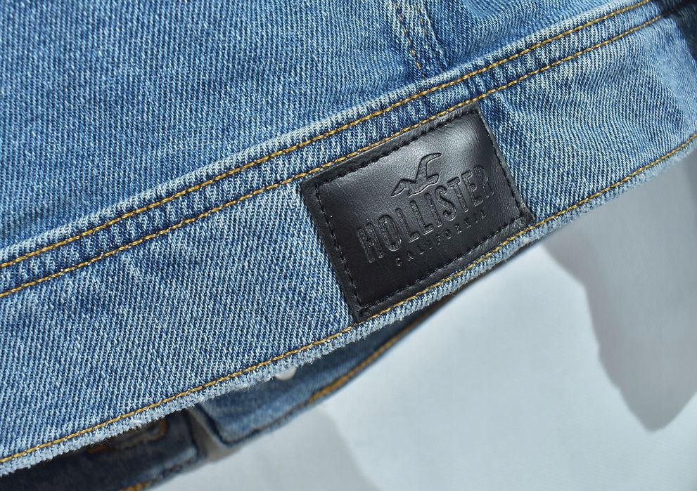 Hollister Epic Flex Jeansowa Kurtka Męska Denim Trucker S