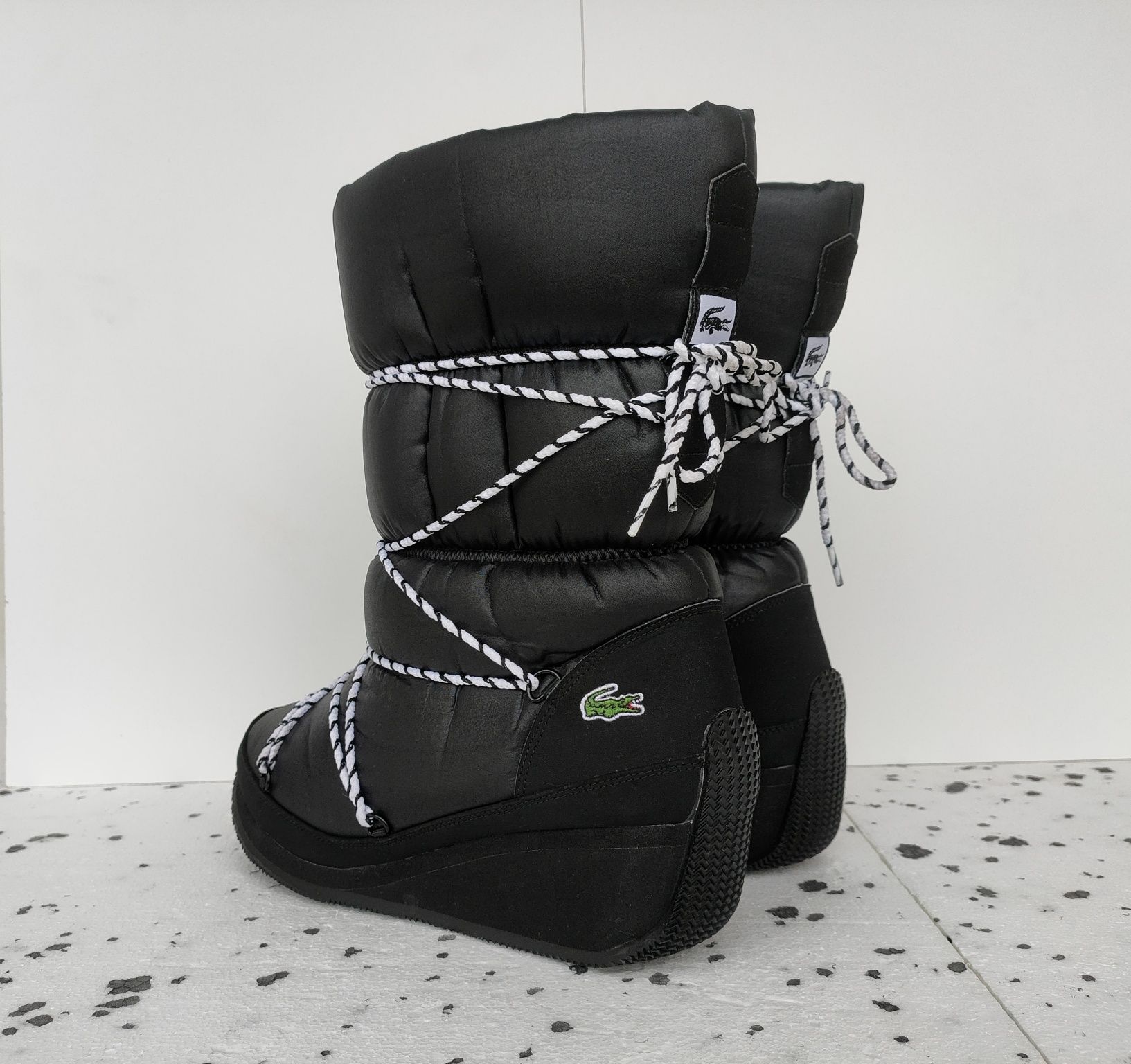 Śniegowce Lacoste Arbonne Ski Trad Snow damskie czarne r. 42 26,5cm