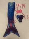 Conjunto de banho de sereia