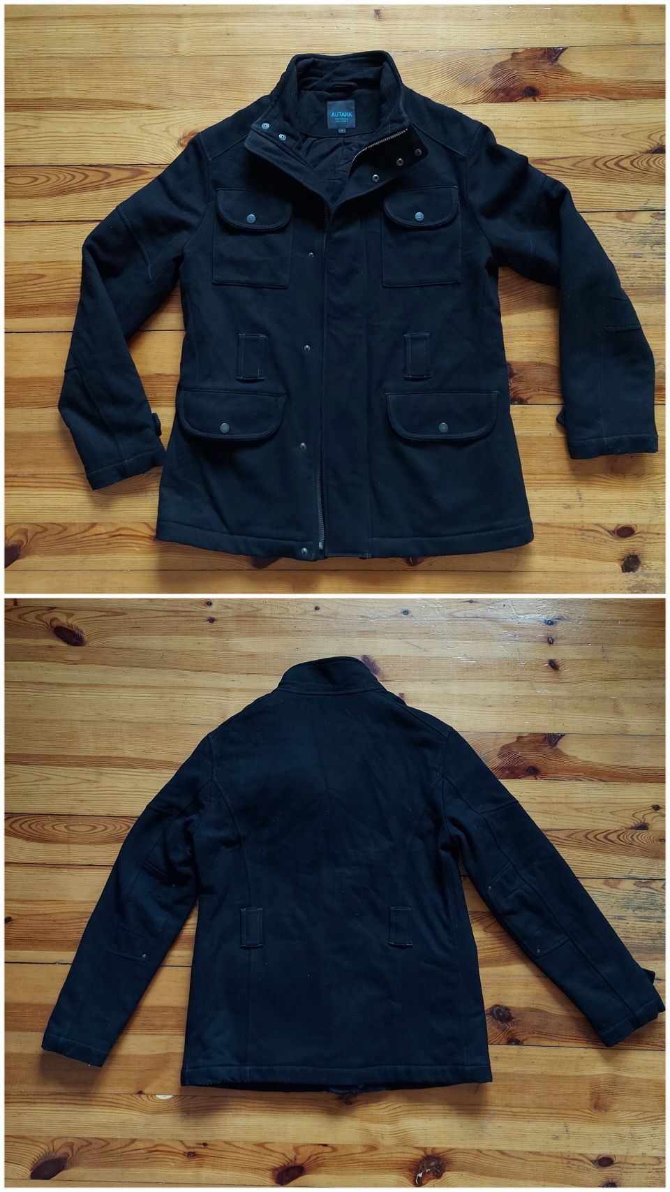 Czarna kurtka płaszcz Autark L 40