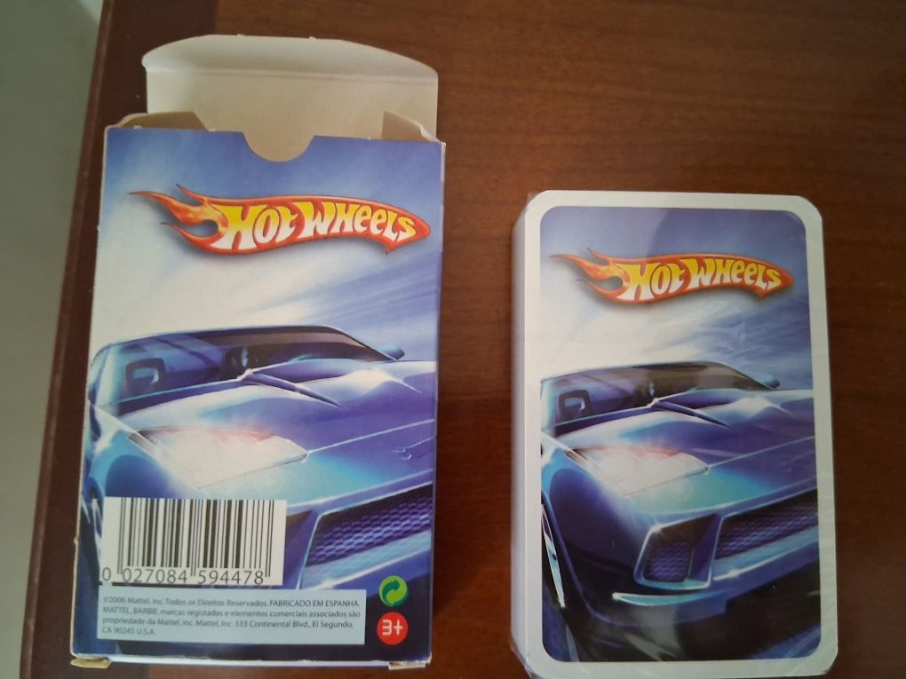 Baralho de cartas Hot wheels novo