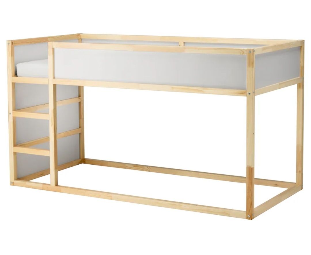 Łóżko pietrowe, dwustronne IKEA Kura + GRATIS! 90 x 200