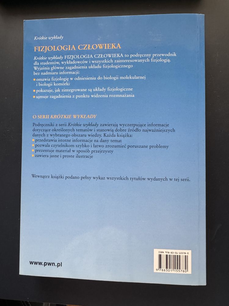 Fizjologia człowieka krótkie wykłady Daniel McLaughlin