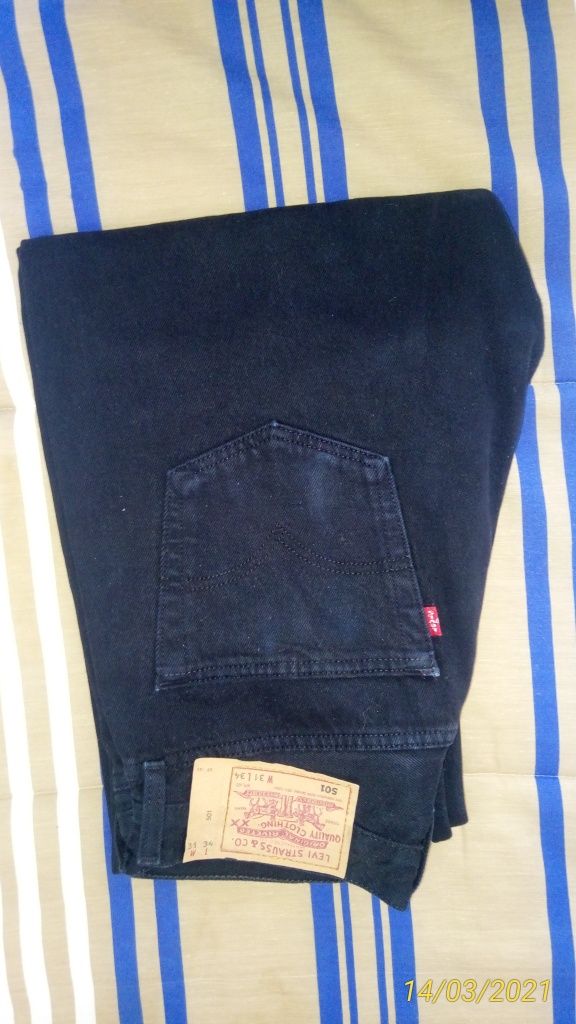 Levis 501 originais W31 L34 preto