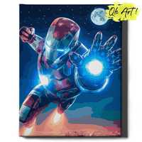 Malowanie po numerach, 40x50 cm - Iron Man / Oh-Art
