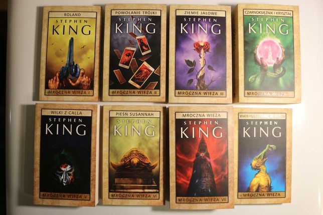 Mroczna wieża -Stephen King, 8 tomów - wysyłka gratis