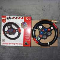 BIG Bobby Car kierownica Racing-Sound-Wheel