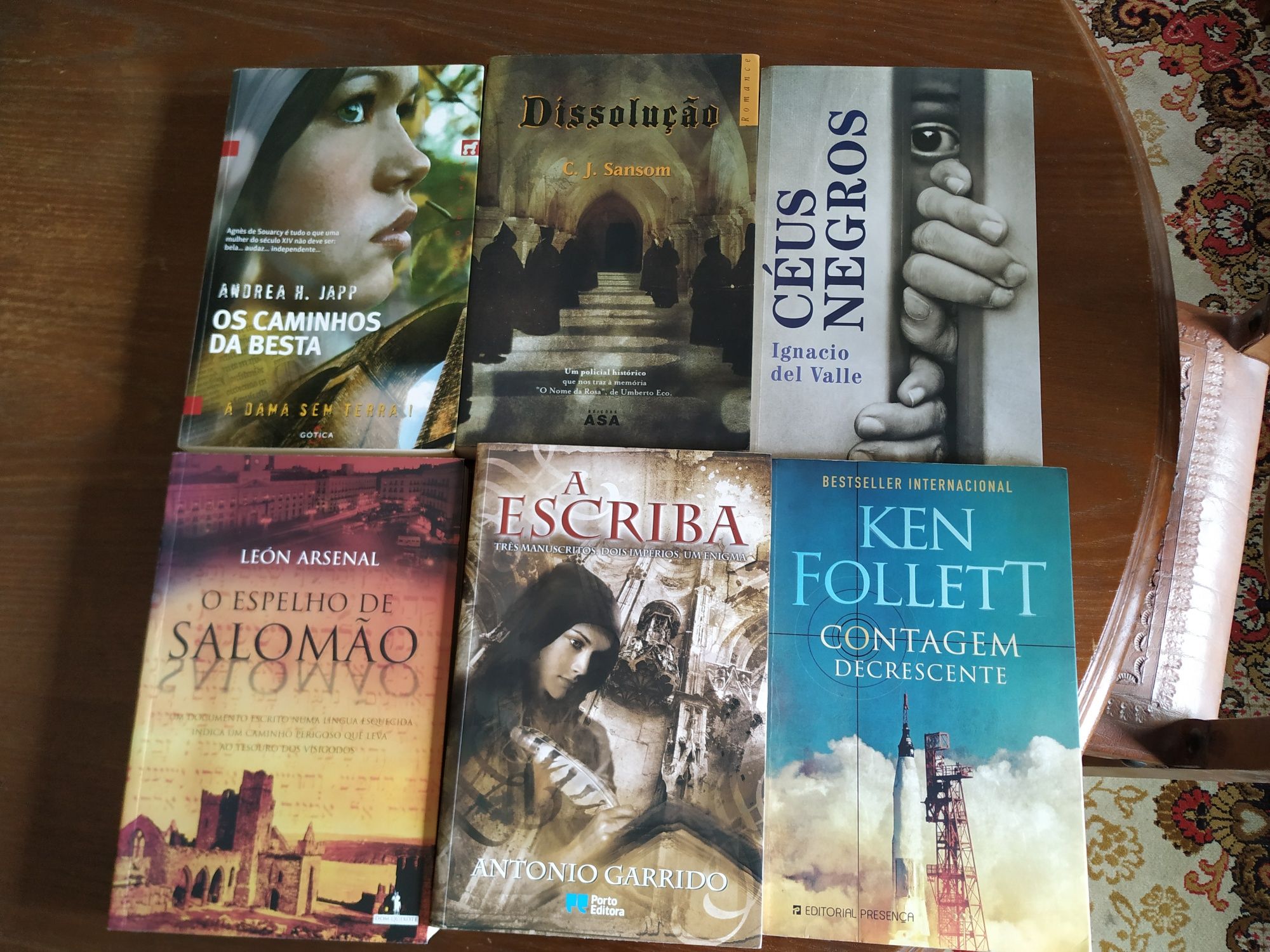 Ken Follett, León Arsenal, allende, salman rushdie, Cecelia Ahern