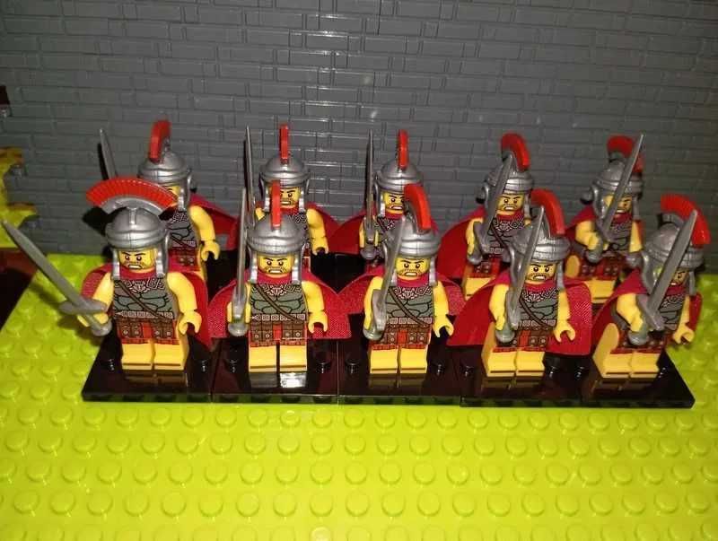 Zestaw 10szt Figurki Rzymianin Gladiator jak LEGO seria 10 minifigures
