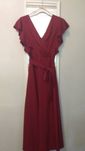 Suknia wieczorowa bordo MAXI r. 38