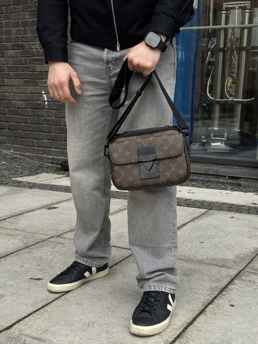 Чоловіча сумка Louis Vuitton мужская сумка барсетка мессенджер слинг