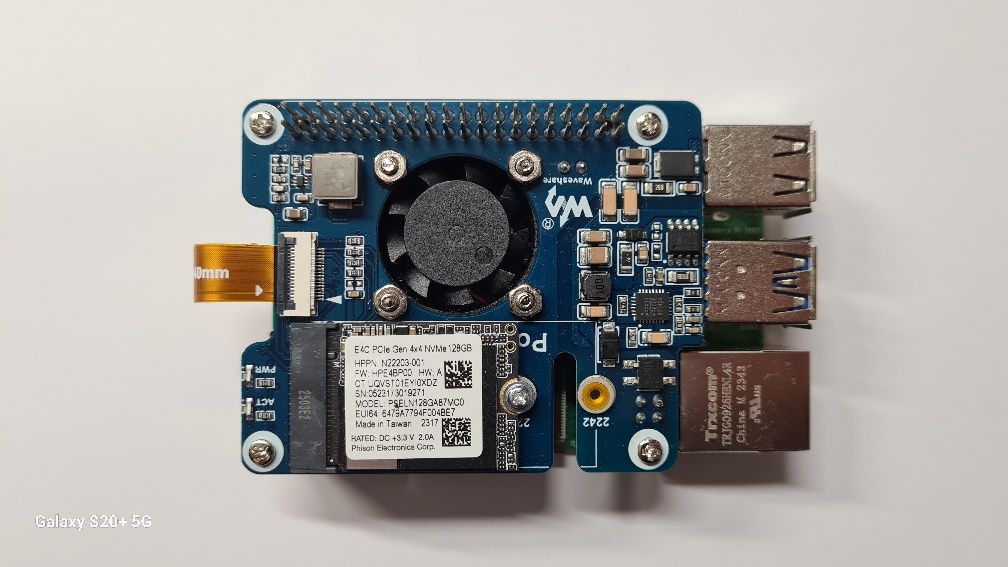 Raspberry Pi 5 – 8 GB RAM + Home Assistant + PoE + SSD 128 GB