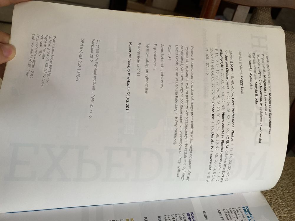 Książka do jezyka niemieckiego