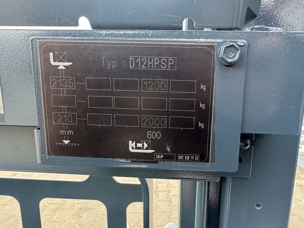 Paleciak elektryczny Linde 2019 r 1200 kg 210 cm Linde D 12 Sp wózek