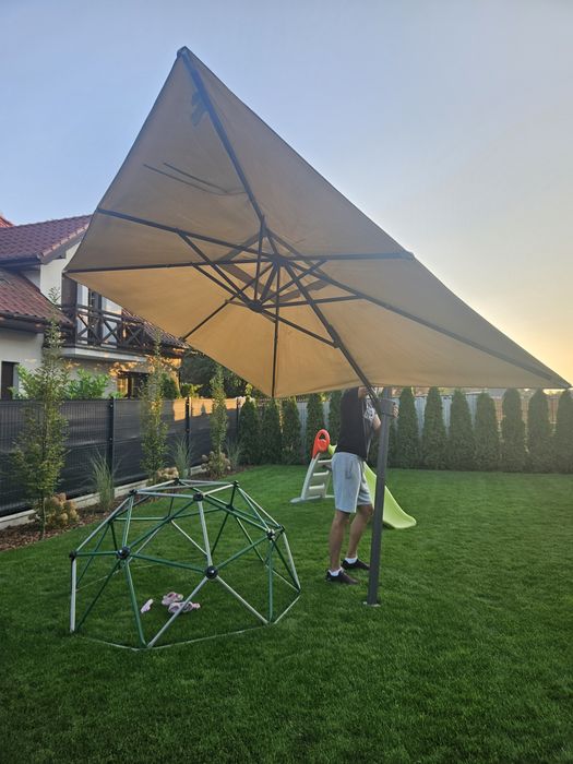 Parasol ogrodowy Ikea Seglaro + podstawa