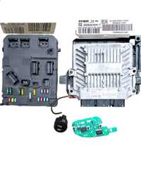 Kit de Imobilizador - Peugeot 407 - centralina + BSI + Anel, chip