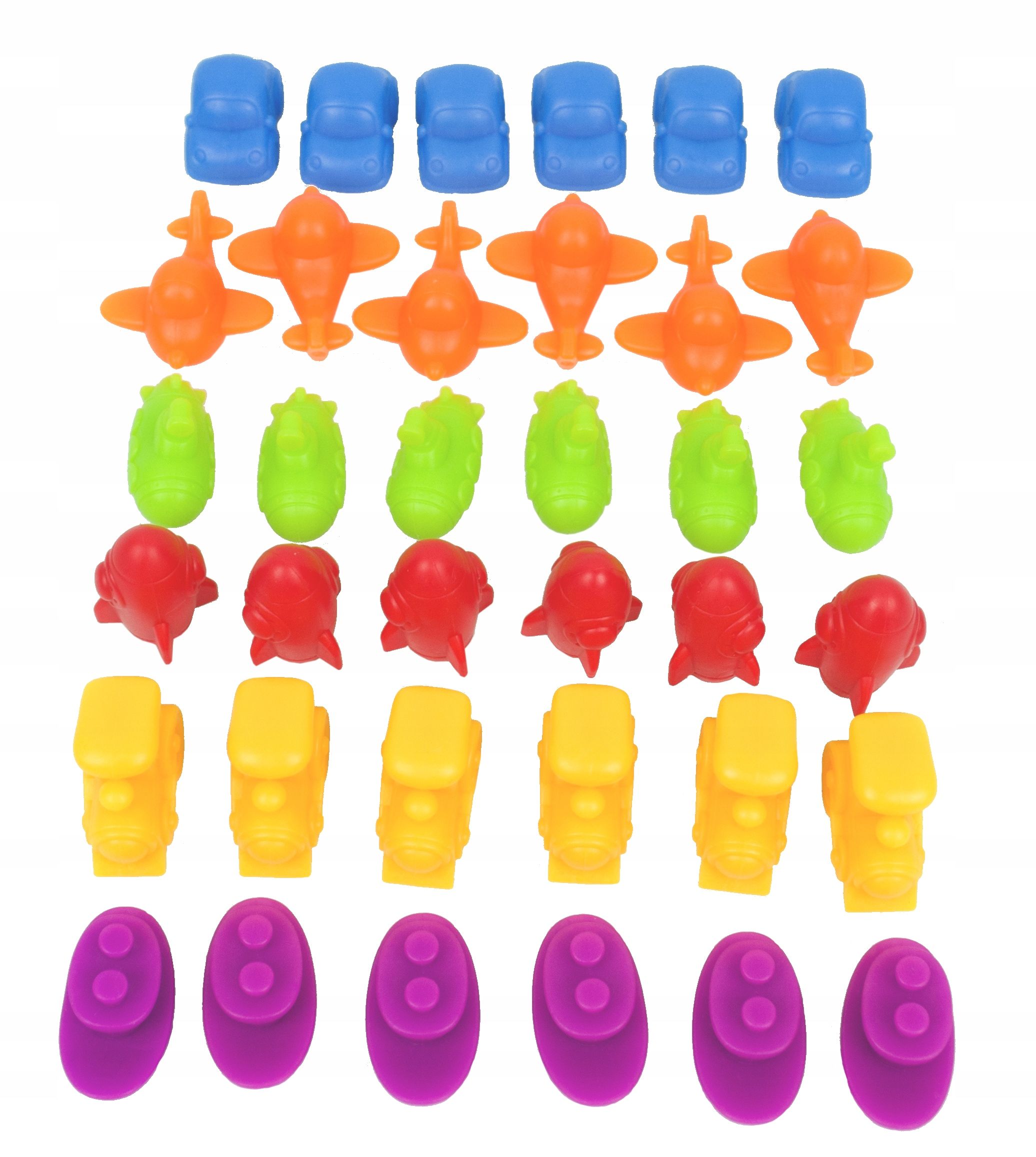 lt444 nauka liczenia sortowanie kolorów montessori kubeczki figury
