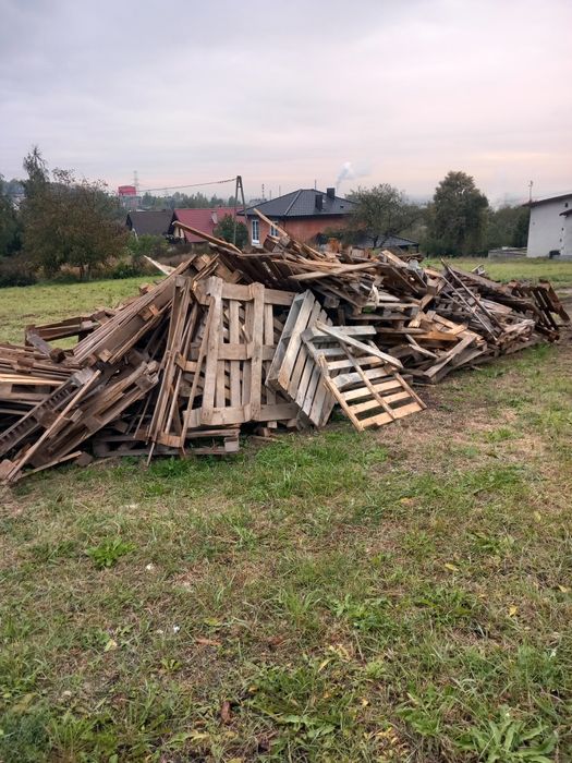 Drewno opałowe-palety