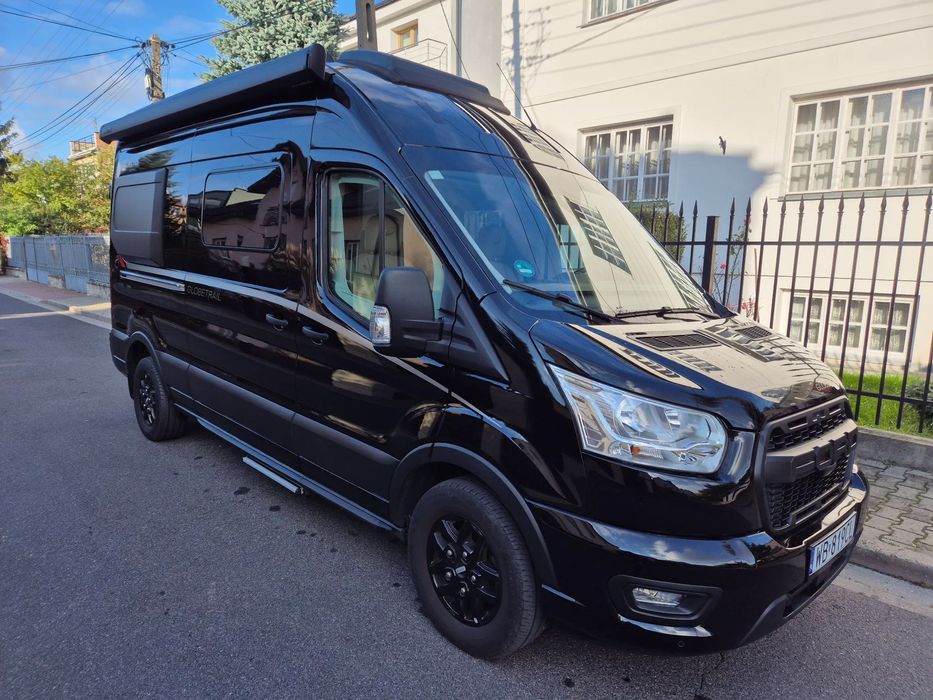 Dethleffs Globetrail 590DK 170KM Automat FV23% MAX doposażony zadbany kamper van kampervan  OKAZJA/Black Edition/170KM/markiza/solar/TV