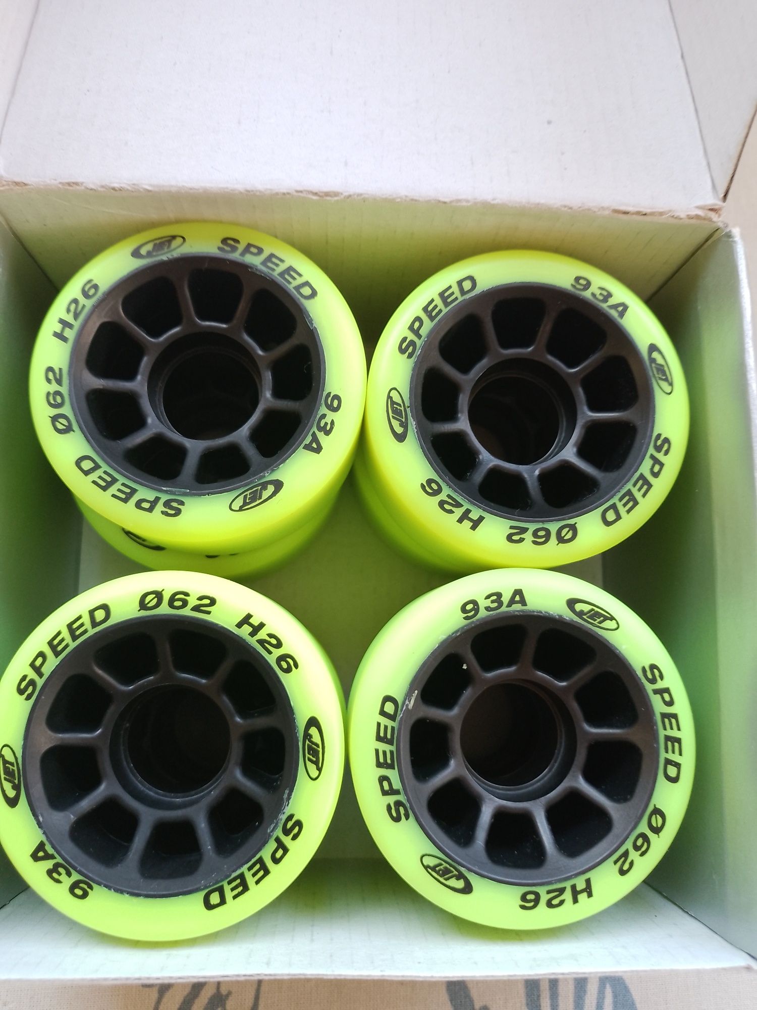 Conjunto de 8 rodas de patins de hóquei