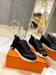Czarne skórzane buty sportowe Hermes roz 35-44