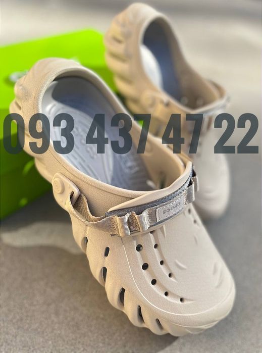 Крокси Сабо Унісекс Crocs Crocs Хіт Сезону Crocs ECHO Clog White
