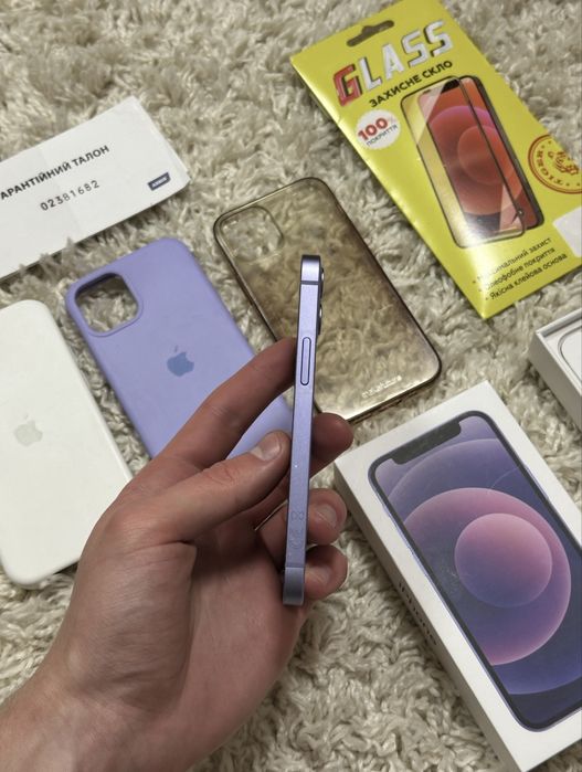 Apple iPhone 12 mini 256GB Purple ~ 90% Neverlock