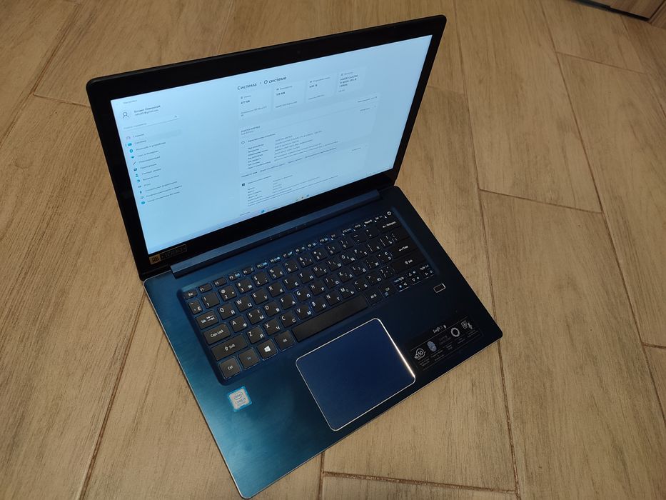 Acer Swift SF314-52 ssd 512gb / 8gb озу / i5 8250