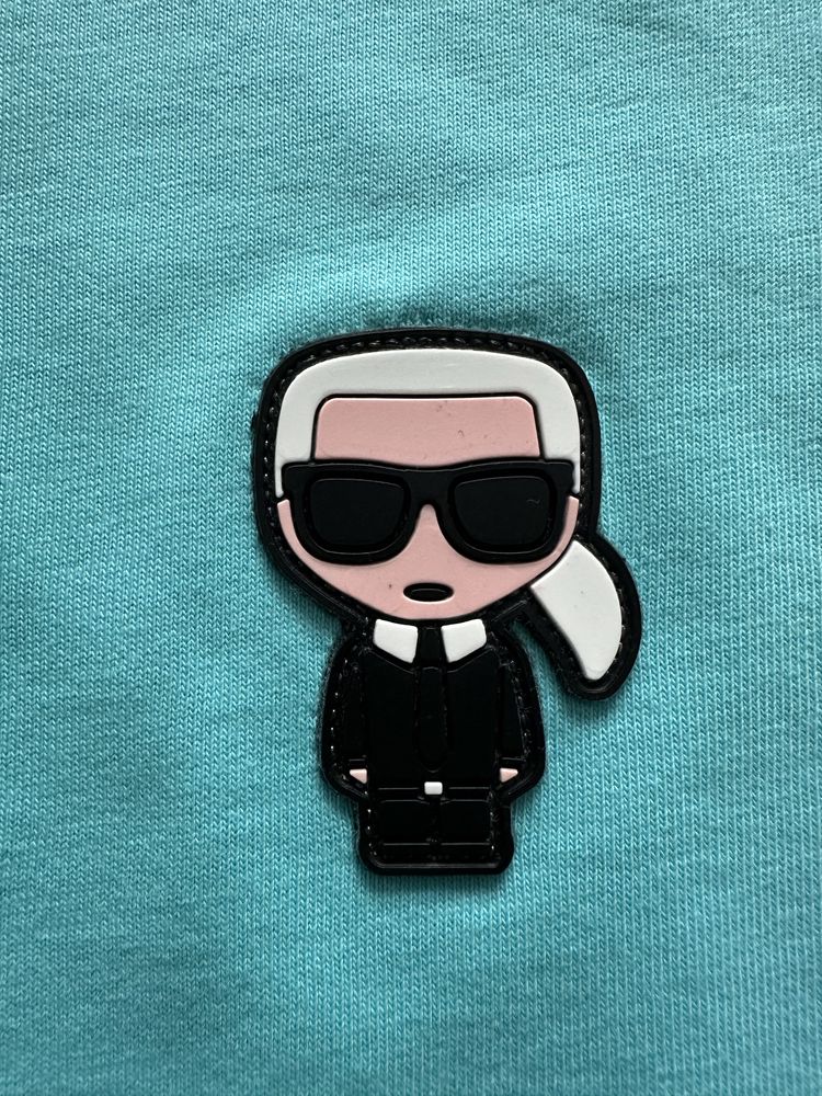 T-Shirt męski miętowy Karl Lagerfeld rozmiar XXL