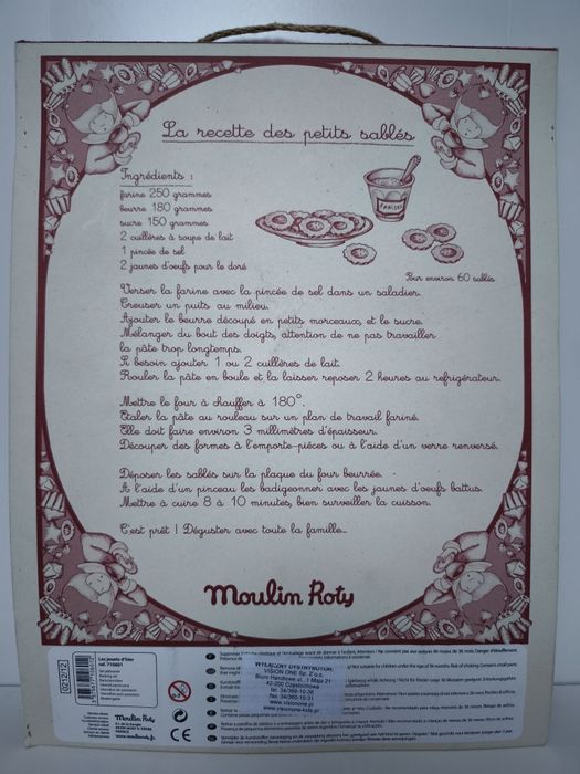 Moulin Roty Zestaw Do Pieczenia Ciast Foremki