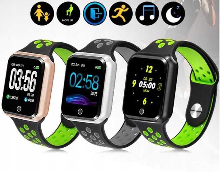 Smartwatch nowy w pudełku zegarek do Android z GPS, EKG,